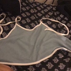 Fashion Nova Tops - A halter tie top green minty color Fashion Nova Tops - A halter tie top green minty color
